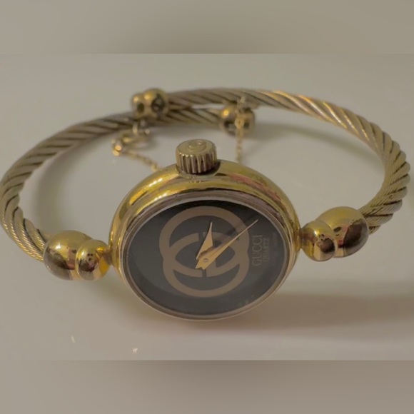 Rare~Vintage Gucci rope cable bracelet watch 2047-1L - Picture 4 of 9